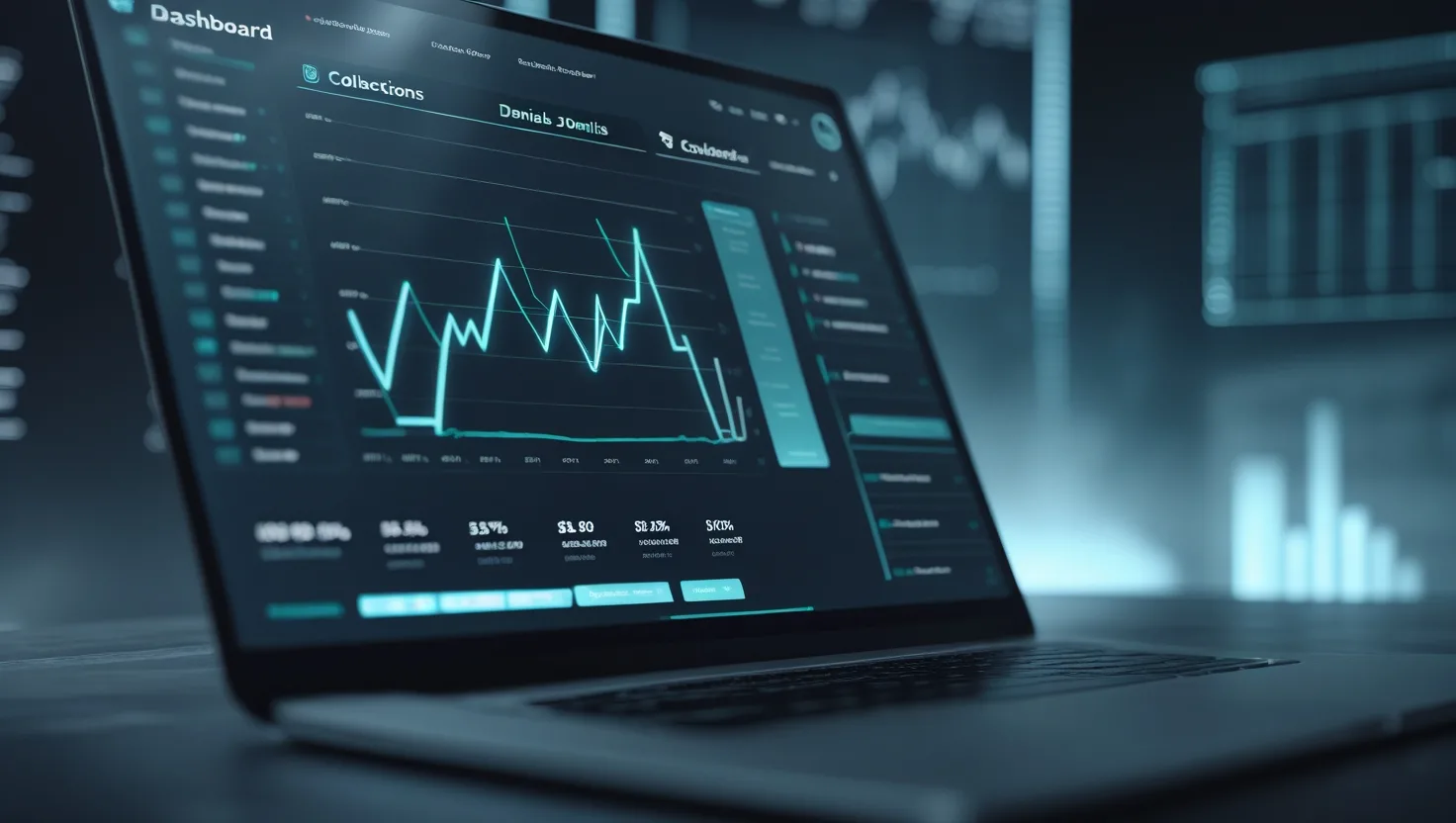 HIPAA-compliant revenue cycle management solutions and analytics dashboard